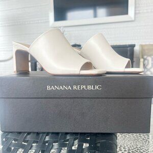 Banana Republic | LUCCA LEATHER SQUARE-TOE MULE